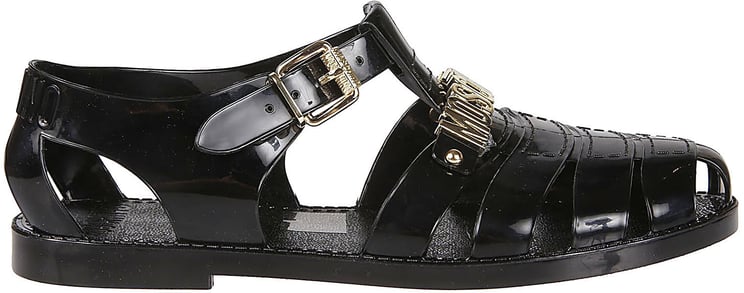 Moschino Jelly15 Sandals Black