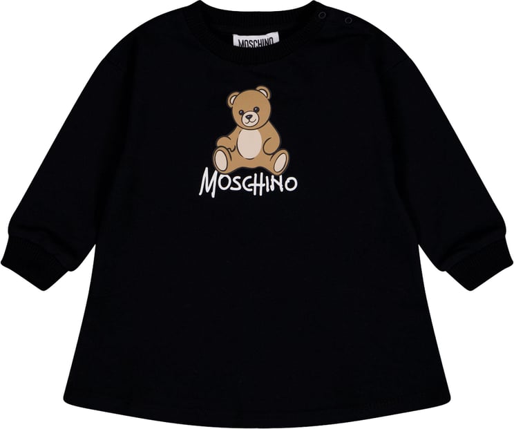 Moschino Moschino Baby Meisjes Jurk In Zwart