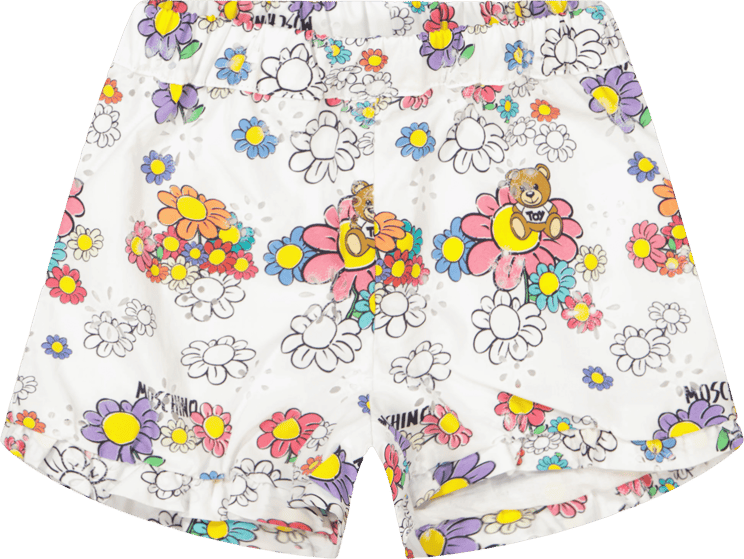 Moschino Moschino Baby Meisjes Shorts Wit