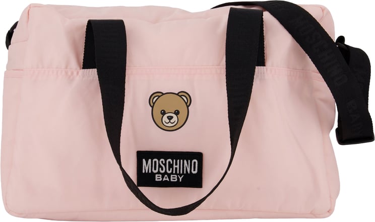 Moschino Moschino Baby Unisex Luiertas In Licht Roze