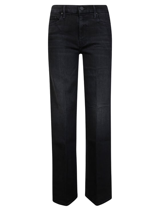 Mother Faded Black Roller Faded Denim Jeans