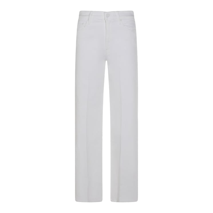 Mother Straight-Leg Jeans with Classic Five-Pocket Design