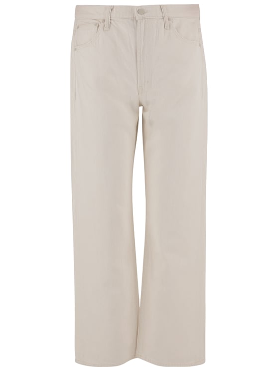 Mother Straight-Leg Cotton Denim Jeans With Classic Five-Pocket Design