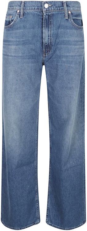 Mother Denim The Rerun Zip Sneak Jeans Blue