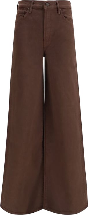 Mother Denim Mother Denim Brown Cotton Jeans Denim