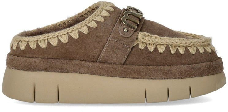 MOU MOU BOUNCE WELT SUEDE ELEPHANT GREY CLOG
