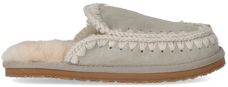 MOU MOU FULL ESKIMO STICH SILVER BIRCH SLIPPER