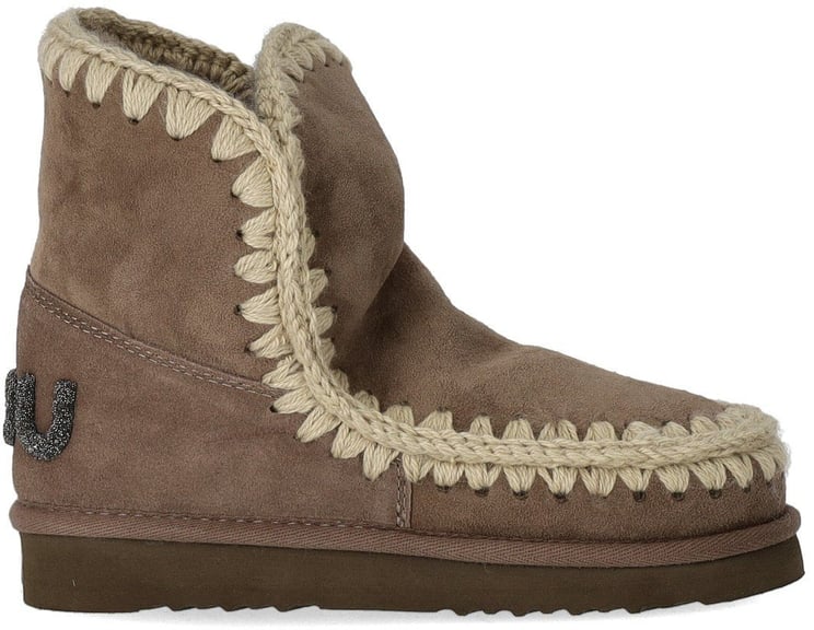 MOU MOU ESKIMO 18 GLITTER LOGO ELEPHANT GREY BOOT