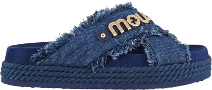 MOU Sandals Denim