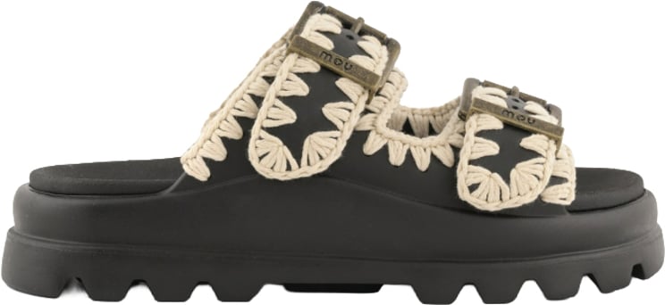 MOU Sandals Nero/Bianco