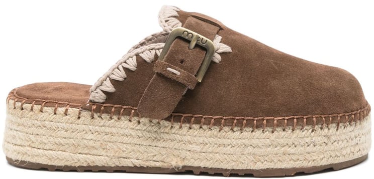 MOU Sandals Leather Brown