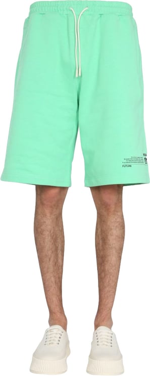 MSGM Fantastic Green Bermuda