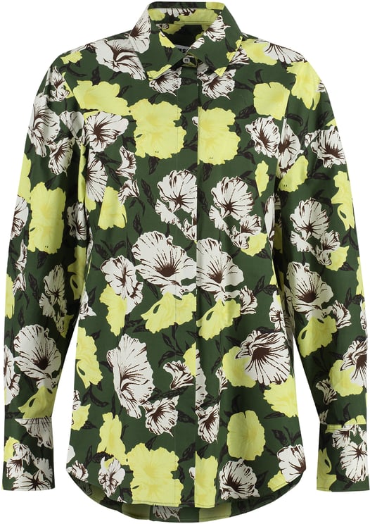 MSGM Printed cotton shirt