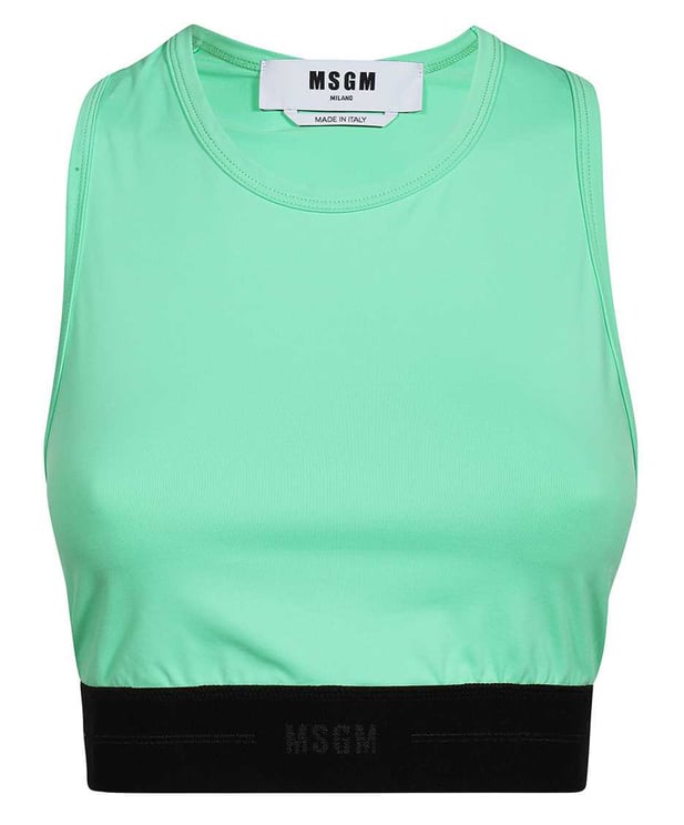 MSGM Logo sporty tank-top