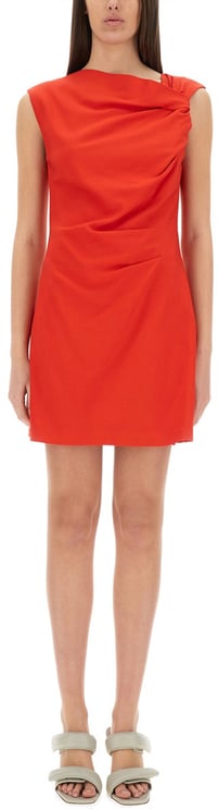 MSGM DRESS WITH DRAPE