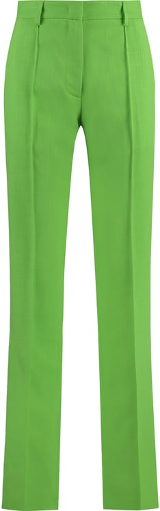 MSGM Flared viscose trousers