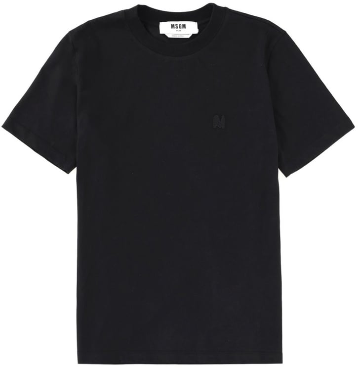 MSGM MONOGRAM LOGO T-SHIRT