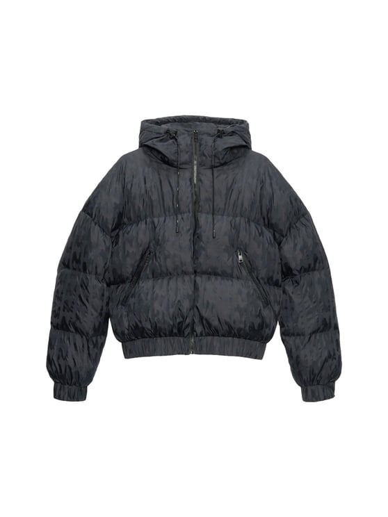 MSGM Black Quilted Padded Down Jacket