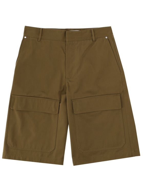 MSGM MSGM Straight Mid-Thigh Denim Shorts