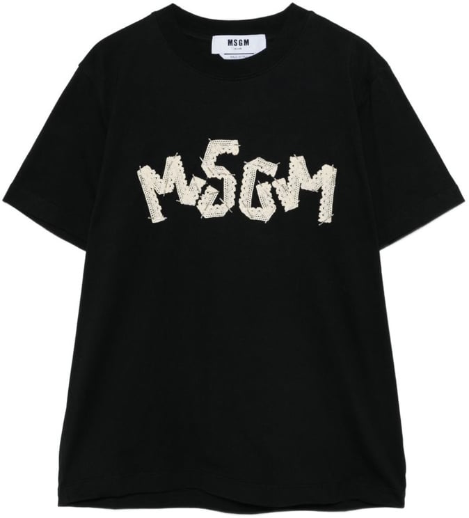 MSGM T-Shirts And Polos Black