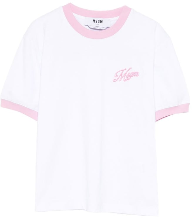MSGM T-Shirts And Polos Optical White