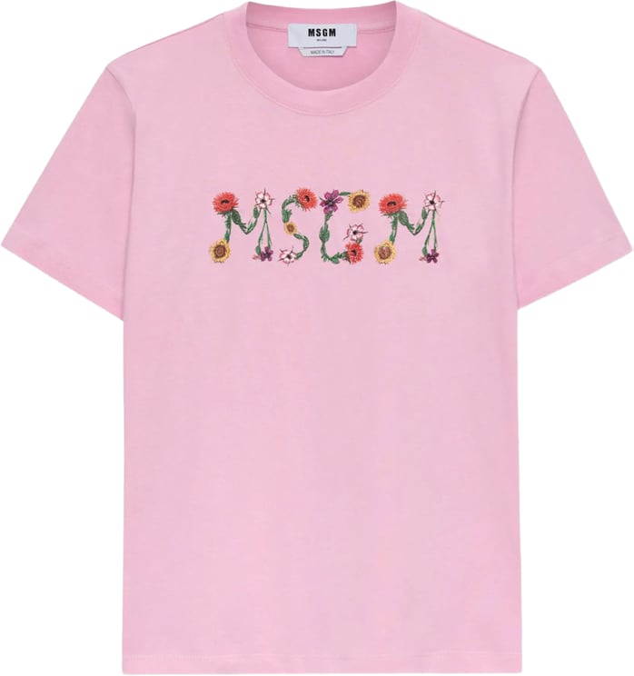 MSGM T-Shirts And Polos Rosa