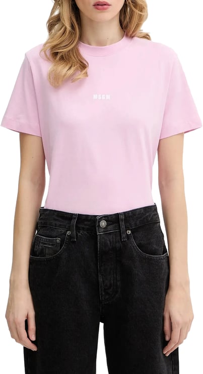MSGM T-Shirts And Polos Pink