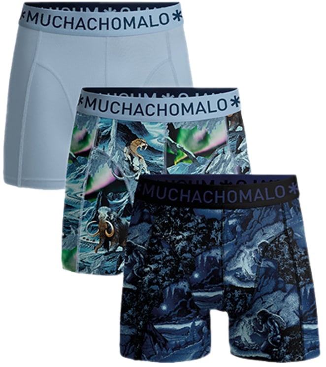 Muchachomalo MUCHACHOMALO 3-Pack Boxer Short Prehistory
