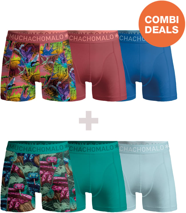 Muchachomalo Boxershorts 6-Pack Multicolor
