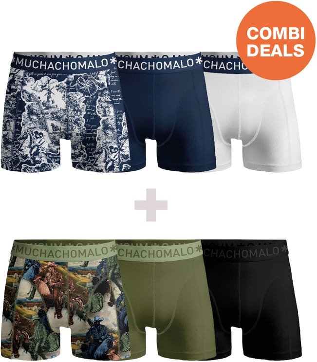 Muchachomalo Boxershorts 6-Pack Multicolor