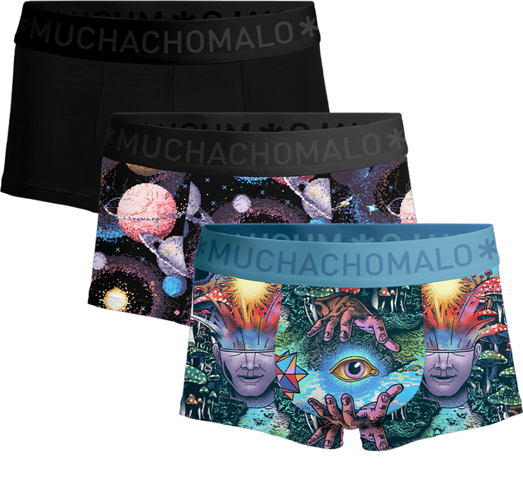 Muchachomalo Boxershorts 3-Pack Multicolor