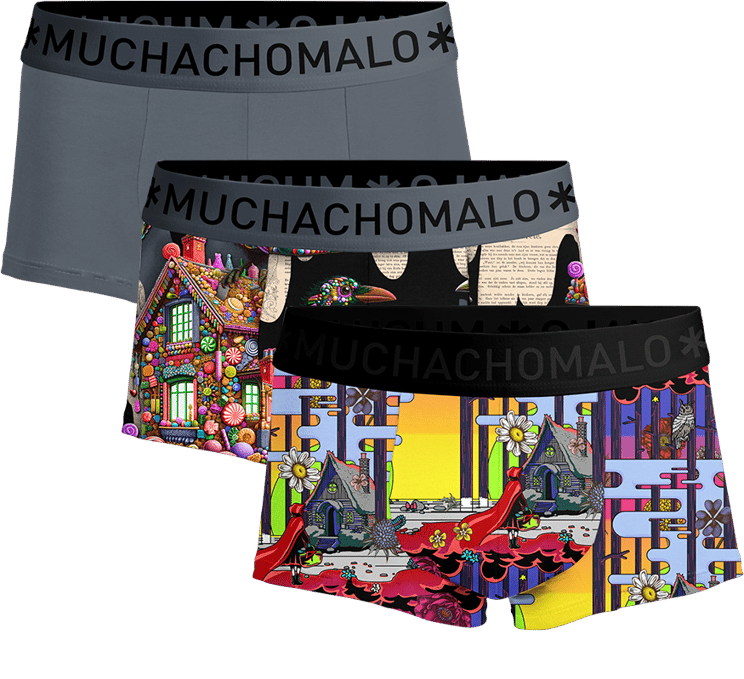 Muchachomalo Boxershorts 3-Pack Multicolor