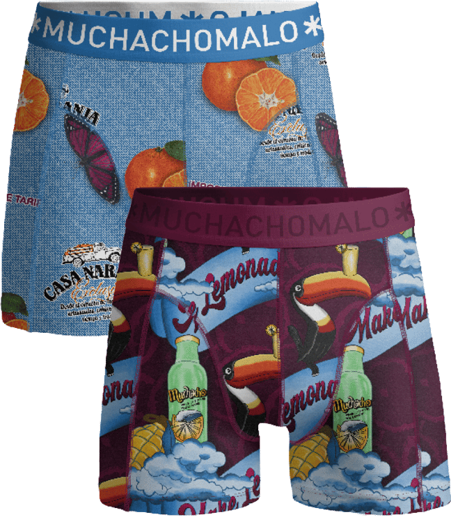 Muchachomalo Boxershorts 2-Pack Multicolor