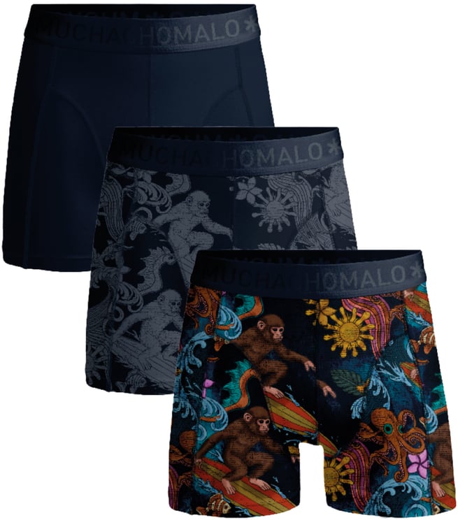 Muchachomalo Boxershorts 3-Pack Multicolor