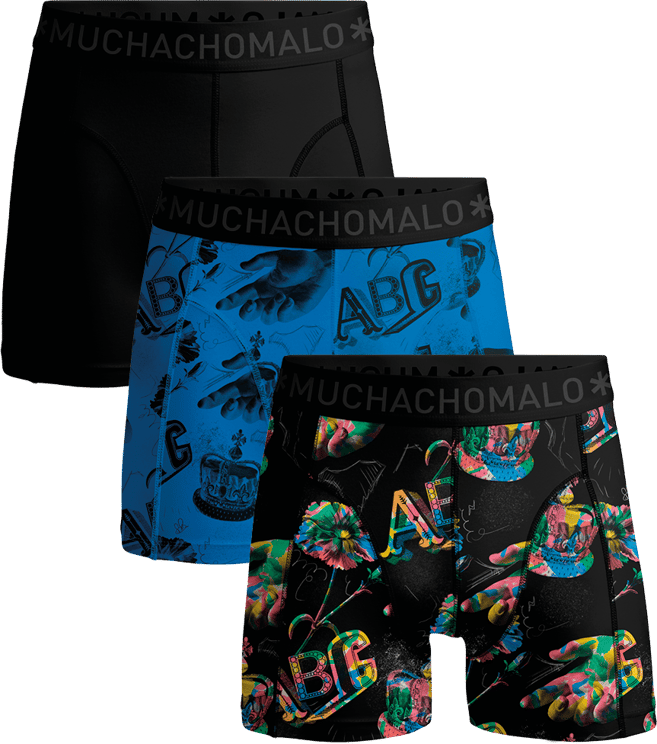 Muchachomalo Boxershorts 3-Pack Multicolor