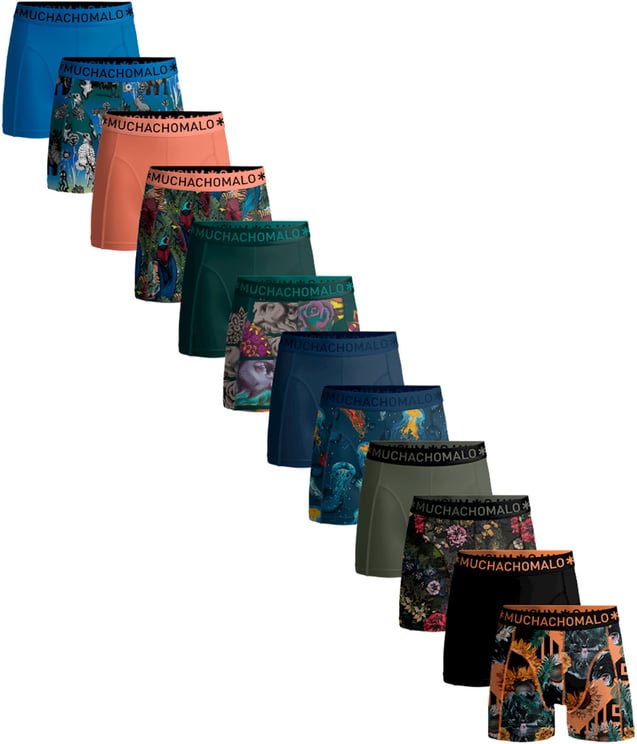 Muchachomalo Boxershorts 12-Pack Multicolor