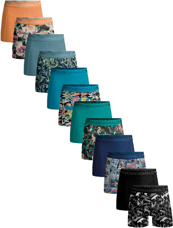 Muchachomalo Boxershorts 12-Pack Multicolor