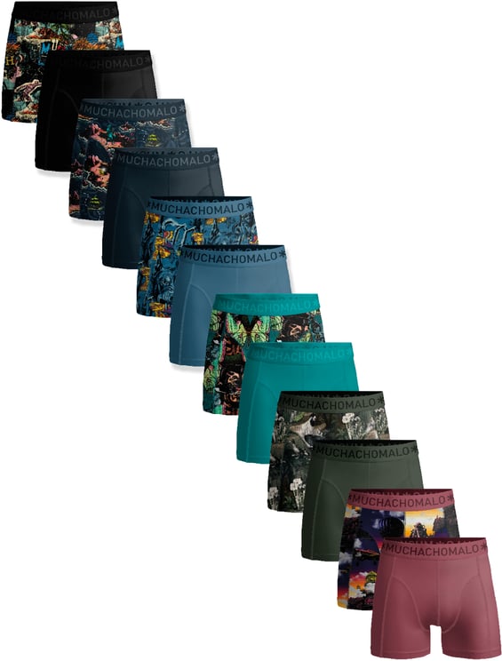Muchachomalo Boxershorts 12-Pack Multicolor