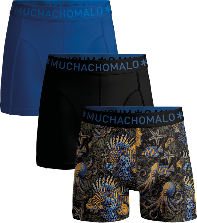 Muchachomalo Boxershorts 3-Pack Multicolor