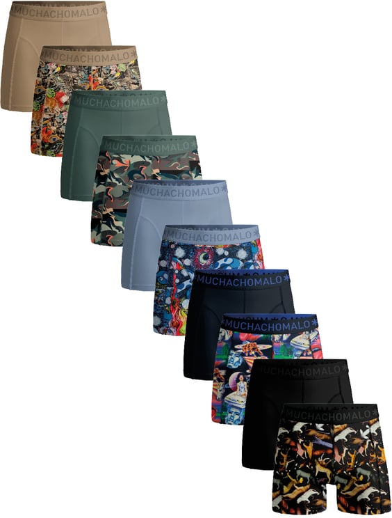 Muchachomalo Boxershorts 10-Pack Multicolor