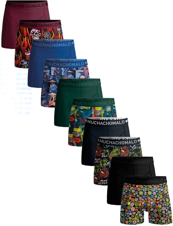 Muchachomalo Boxershorts 10-Pack Multicolor