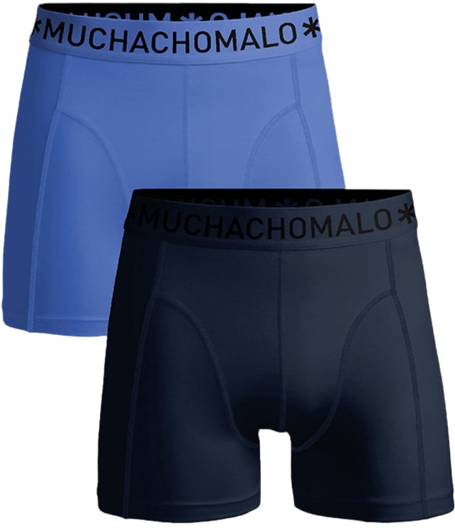 Muchachomalo MUCHACHOMALO 2-Pack Boxer Short Solid