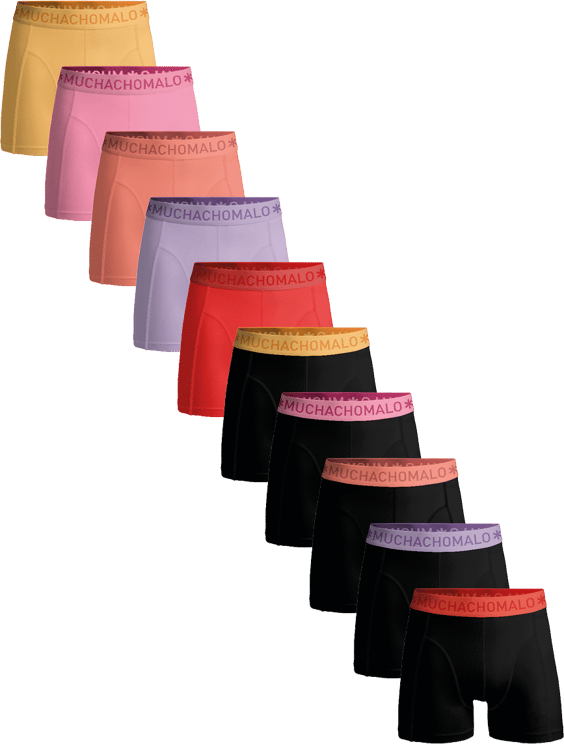 Muchachomalo Boxershorts 10-Pack Multicolor