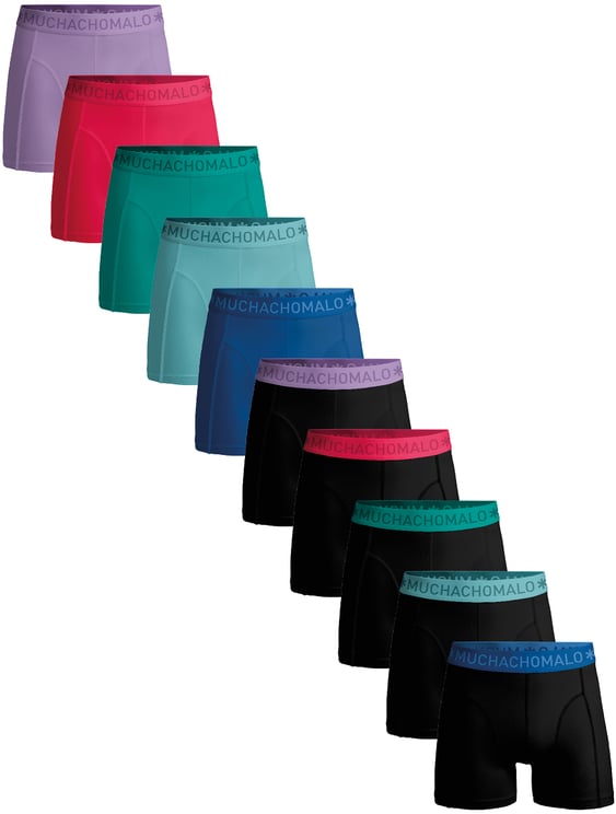 Muchachomalo Boxershorts 10-Pack Multicolor