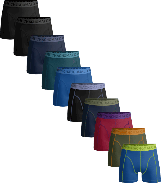 Muchachomalo Boxershorts 10-Pack Multicolor