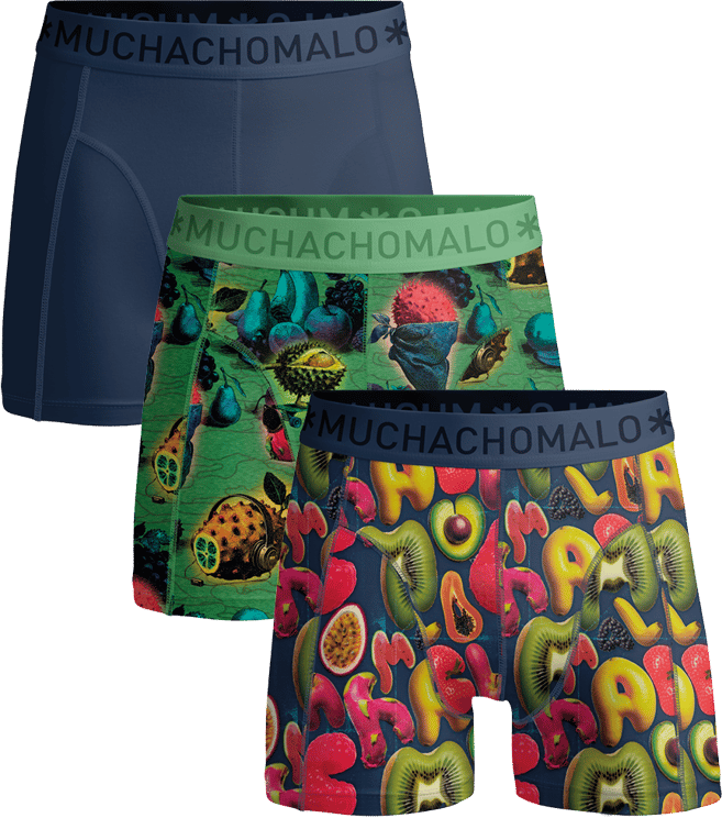 Muchachomalo Boxershorts 3-Pack Multicolor