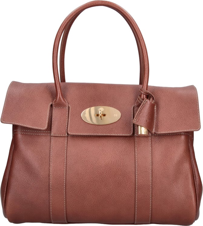 Mulberry Brown Bayswater Calf Leather Handbag