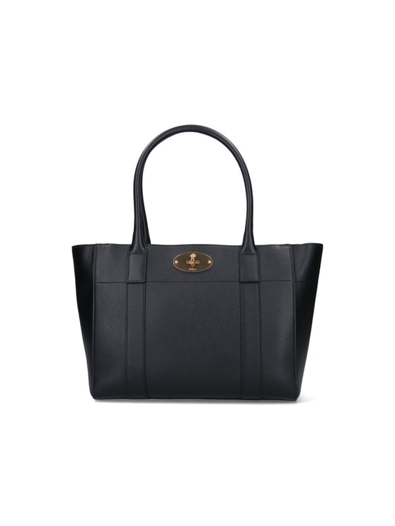 Mulberry Black Bayswater 9 To 5 Hammered Leather Tote Bag