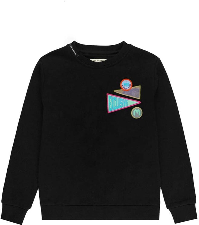 My Brand Badges Sweater | BLACK