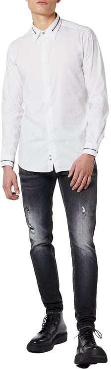 My Brand BASIC ZIPPER BLOUSE | WHITE